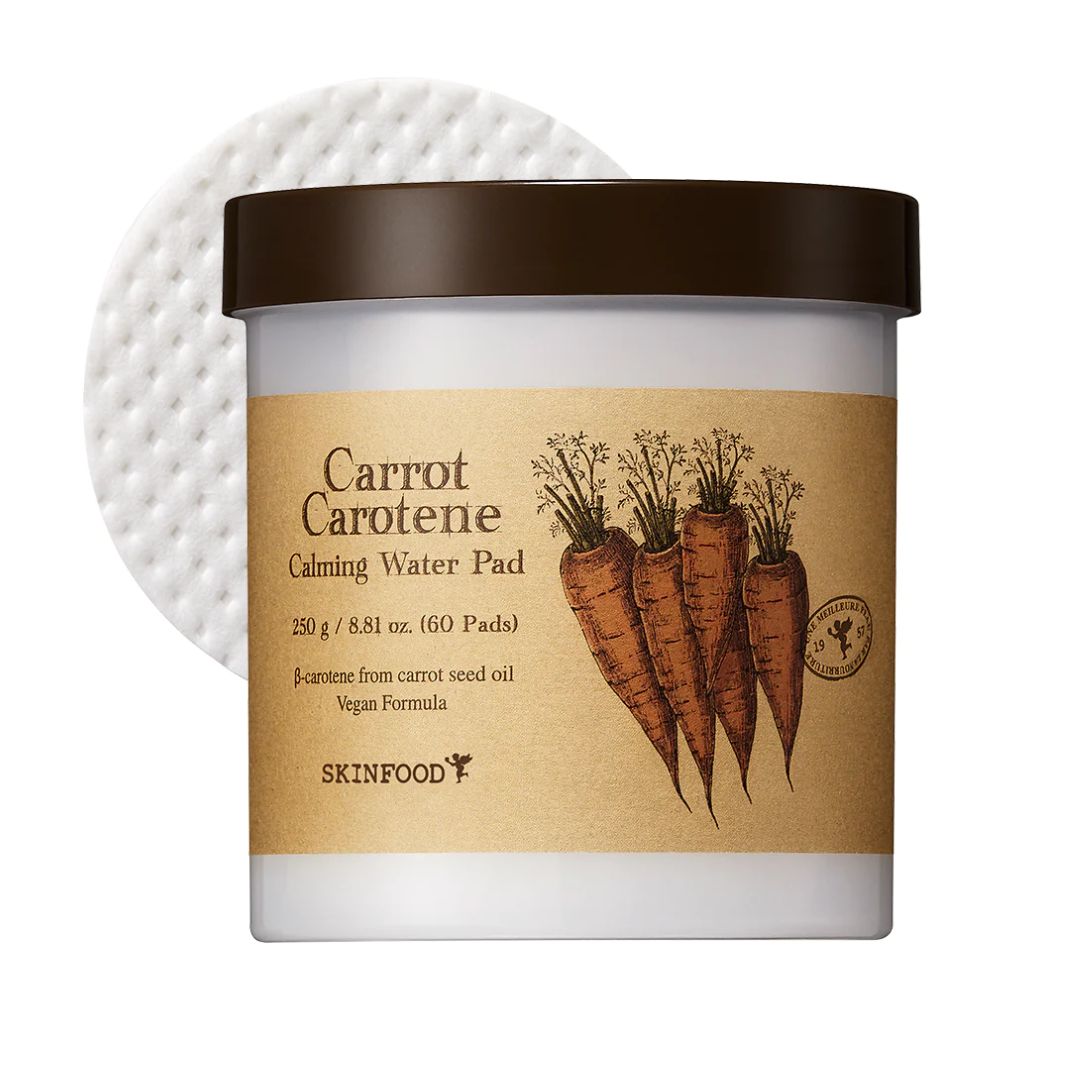 Skinfood Carrot Carotene Calming Water Pad 60pcs