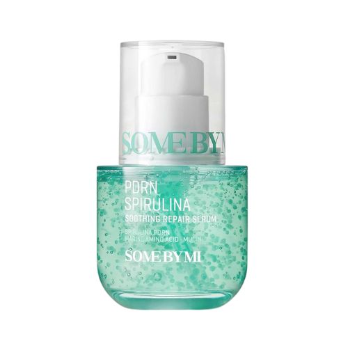 Some By Mi Spirulina Repair Serum – calming vegan serum with PDRN, marine mucin, and peptidesSoothing serum for sensitive skin and enlarged pores – with Spirulina PDRN, peptides, and amino acidsRepair serum in Dubai – Some By Mi Spirulina PDRN serum for hydration, redness, and pore care