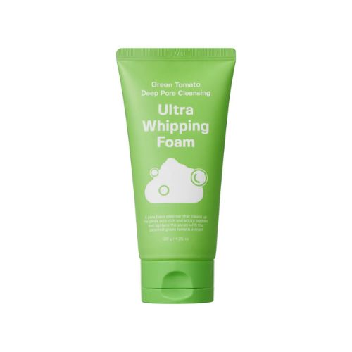 Sungboon Editor Green Tomato Ultra Whipping Foam Cleanser – Deep pore cleanser for sensitive & oily skin in UAE