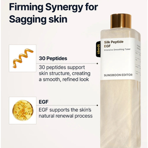 Sungboon Editor Silk Peptide EGF Intensive Smoothing Toner Korean hydrating toner for smooth balanced skin UAE