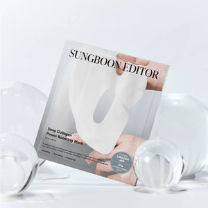 Sungboon Editor Deep Collagen Power Boosting Mask – Anti-aging Korean sheet mask with 2,160,000 ppb low molecular collagen and centella for hydration and wrinkle care in UAE