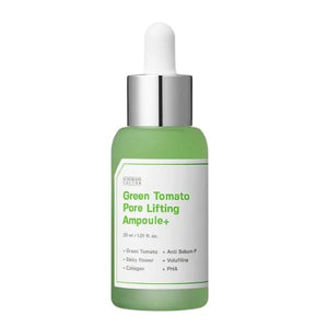 Sungboon Editor Green Tomato Lifting Ampoule+ – Korean anti-aging and pore tightening serum with patented Green Tomato Extract and Anti Sebum P