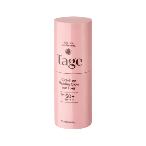 TAGE Cica-Tree Shaking Glow Sun Fixer SPF50+ PA++++ 50ml Korean Sunscreen