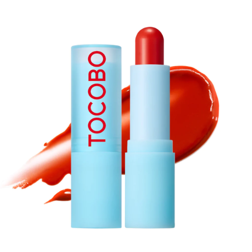 Tocobo Vegan Glass Tinted Lip Balm Tangerine Red