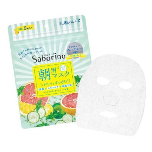 Saborino Morning Mask Grape Fruit 5Pcs