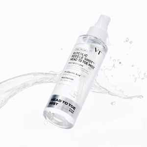 VT Cosmetics Glycolic Reedle Shot Head To Toe Mist exfoliating glycolic acid body spray Korean skincare Dubai UAE