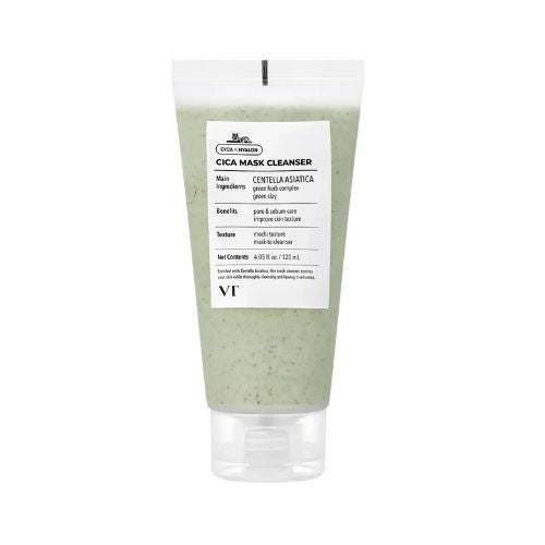 VT Cosmetics Cica Mask Cleanser 2-in-1 clay mask and daily cleanser