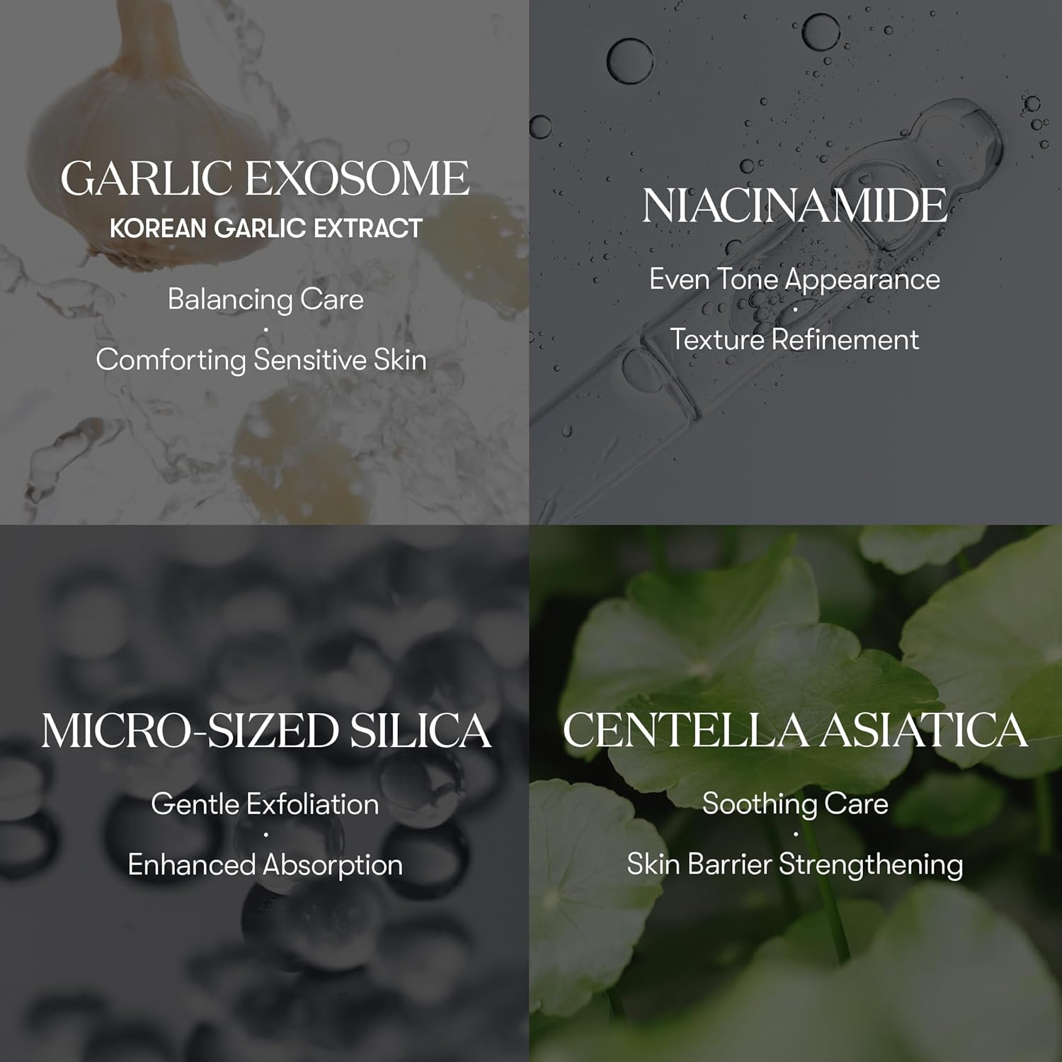 Oil-controlling gel cream with garlic extract and Cica Reedle™