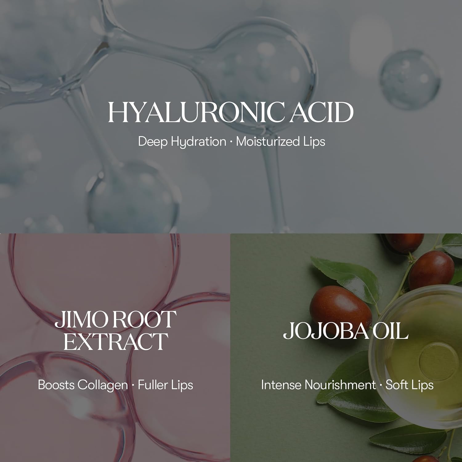 Microneedle-inspired lip plumper for smooth and hydrated lips