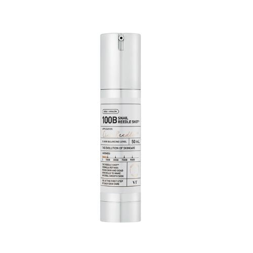 VT Snail Reedle Shot 100B Korean skin repair booster with snail mucin