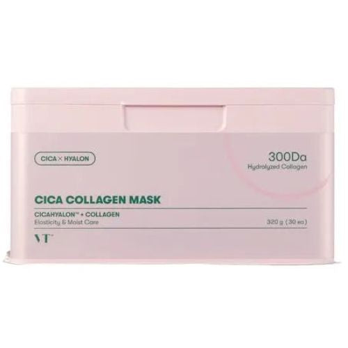 VT Cica Collagen Mask 30pcs Korean firming and soothing mask