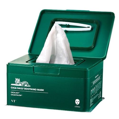 VT Cica Daily Soothing Mask 30pcs Korean calming sheet mask