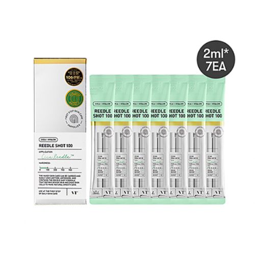 VT Reedle Shot Ampouler 7pcs Korean intensive skin renewal set