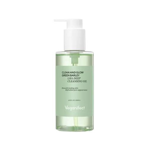 Veganifect Clean and Glow Green Barley LHA Deep Cleansing Oil 205ml