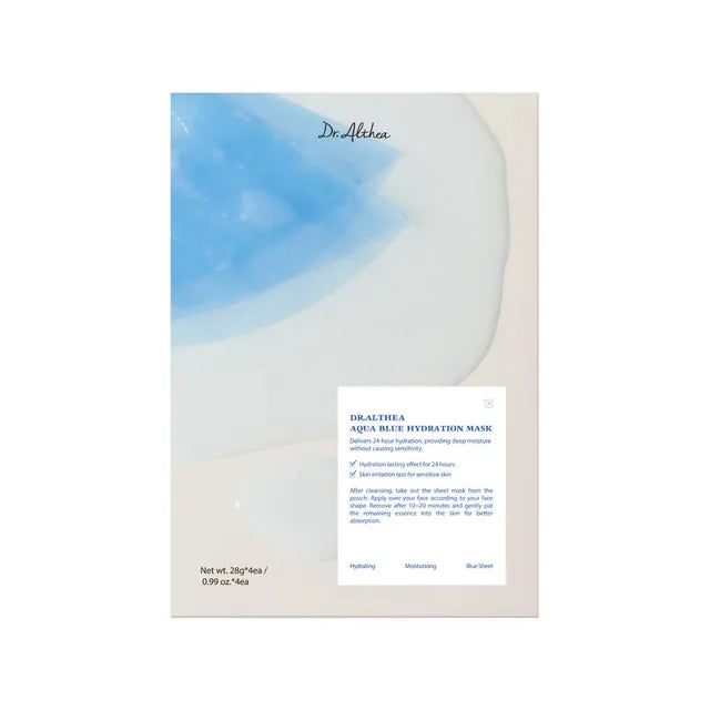 Dr. Althea Aqua Blue Hydration Mask 28g - 4pcs