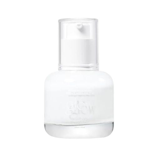 Glow Breathable Blemish Balm BB cream bottle packaging
Glow Breathable Blemish Balm texture swatch on skin
Glow Breathable Blemish Balm White shade brightening finish