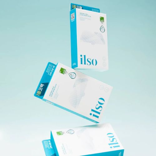 مجموعة من منتجات ilso Natural Mild Clear Nose Pack 