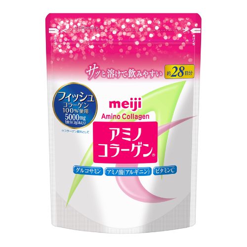 Meiji Amino Collagen Powder Beauty Supplement 196g